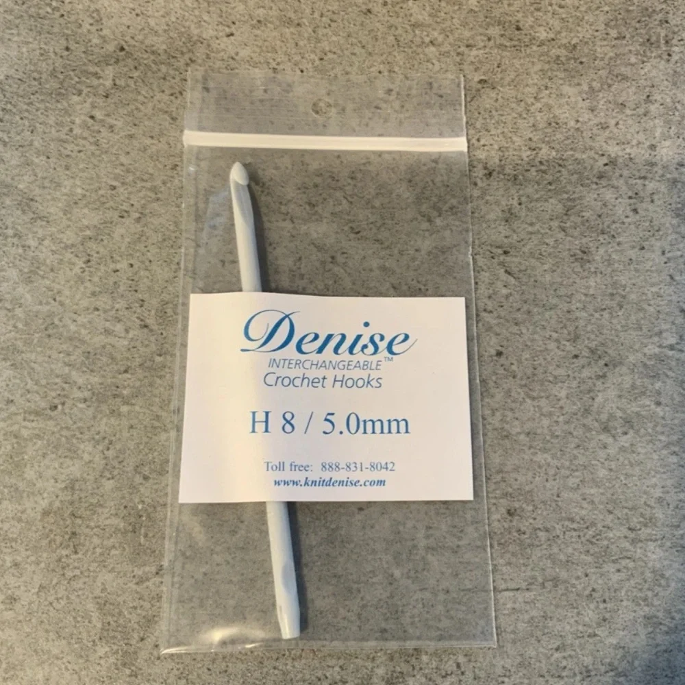 Denise Interchangeable Crochet Hooks Replacement Tip Size H 8/5.0mm New